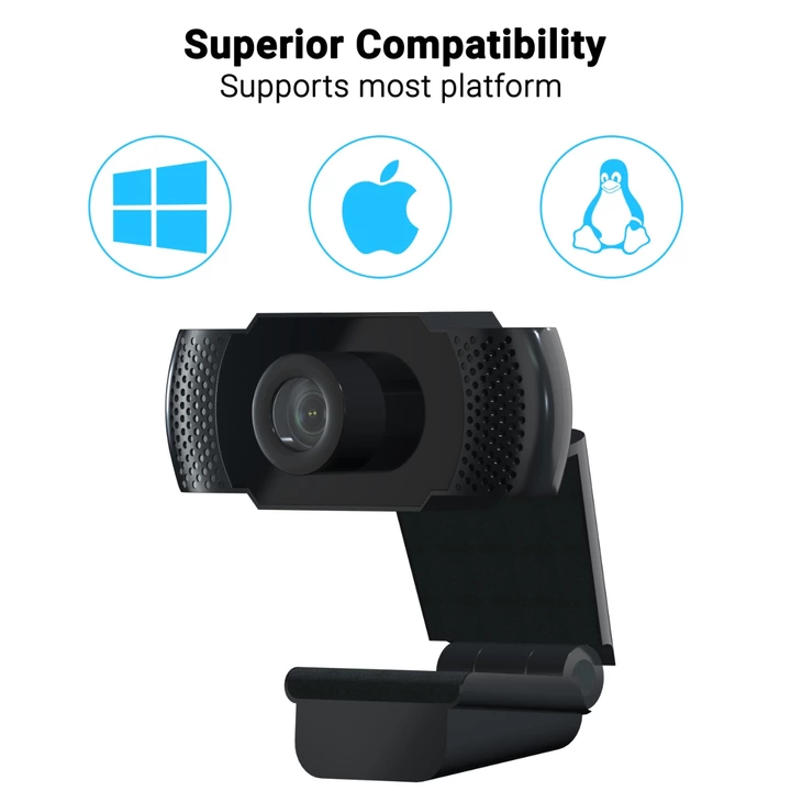 Quantum Full HD 1080p Web Camera Compatible with Laptop/Desktop/MacBook, Smart TV, High Resolution  uploaded by NilaTech Innovation on 11/6/2022