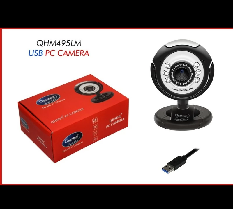 Quantum QHM495LM 6 Light Webcam For Laptop/Desktop (Black) uploaded by NilaTech Innovation on 11/6/2022