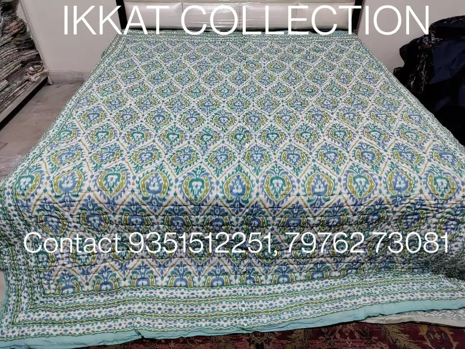 IKKAT PRINT DOUBLE RAZAI/QUILT uploaded by business on 11/6/2022