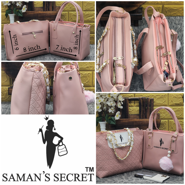 Post image BRAND - *SAMAN'S SECRET SLING COMBO*
Both sling has 3 COMPARTMENT 
*NEW ARRIVAL HIGH QUALITY*
*SLING COMBO*
If you want. Different  colour combinations its also available
PRICE - *350*+$
STOCK - LIMITED STOCK AVAILABLE IN *8* COLOURSHURRY UP🏃🏻