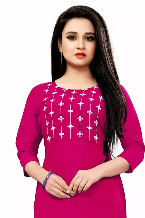 Embroidered kurtee uploaded by Ak fashion export on 11/7/2022