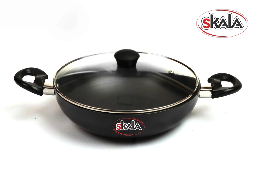 Skala Hard Anodised Kadhai 28cm With Glass Lid (Non-Induction Base) uploaded by Pioneer Homes on 11/7/2022