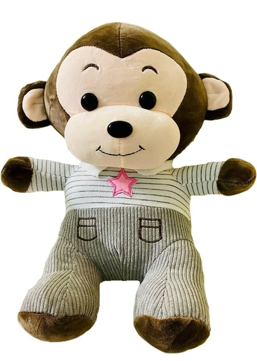 Chubby - Monkey Super Soft Toys Doll Plush Pillow for Kids Baby Girl Boy 35cm uploaded by ASK Products and Services on 11/7/2022