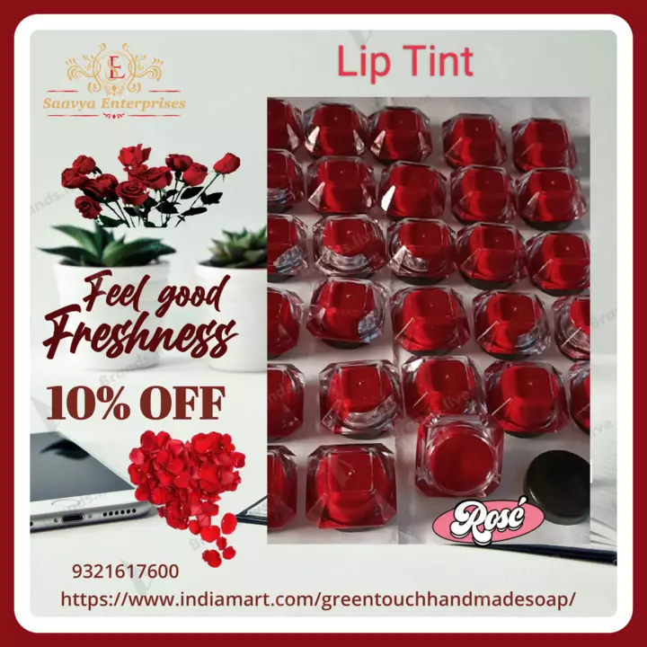 ##Rose Lip Tint## uploaded by SAAVYA  ENTERPRISES  on 11/7/2022