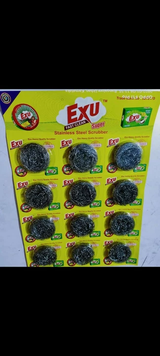 Exu stainless steel scrubber  uploaded by Mahadev packaging on 11/7/2022