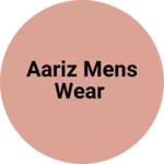 Business logo of aariz mens wear