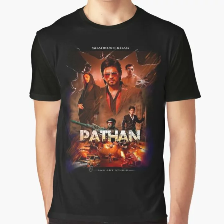 Pathan printed tshirt for men uploaded by Agm tshirt & shirt on 11/7/2022