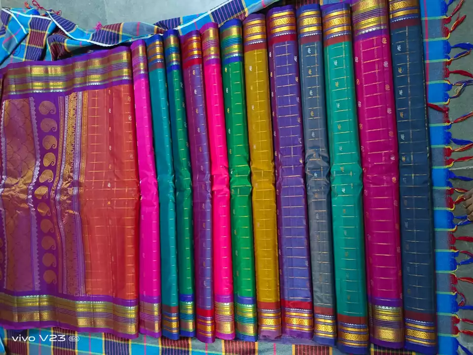 Sicko gadwal sarees  uploaded by Ayesha gadwal puree silk sarees on 11/7/2022