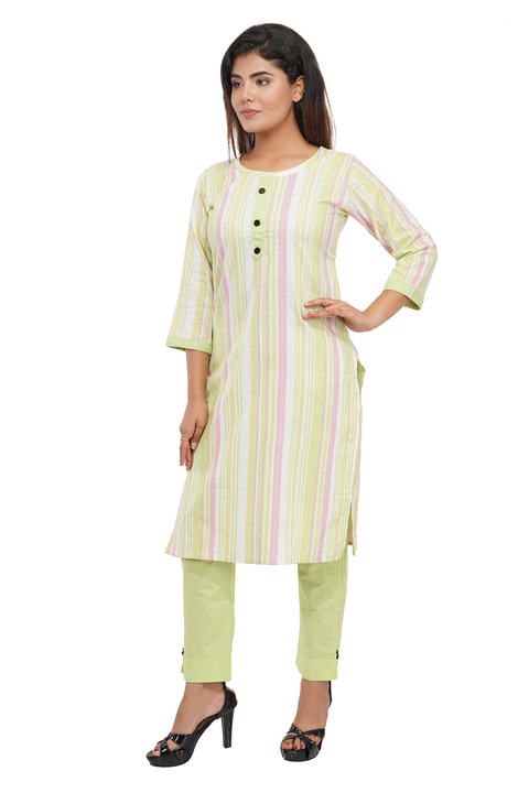 Trendy women kurti with pant uploaded by Velvet Fashion on 11/7/2022