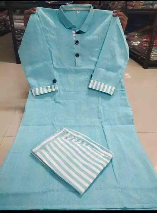 Khadi cotton kurti set  uploaded by Nishedhya Fashion on 11/8/2022