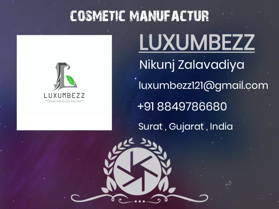 Luxumbezz cosmetic Manufacturing places  uploaded by Luxumbezz  on 11/8/2022