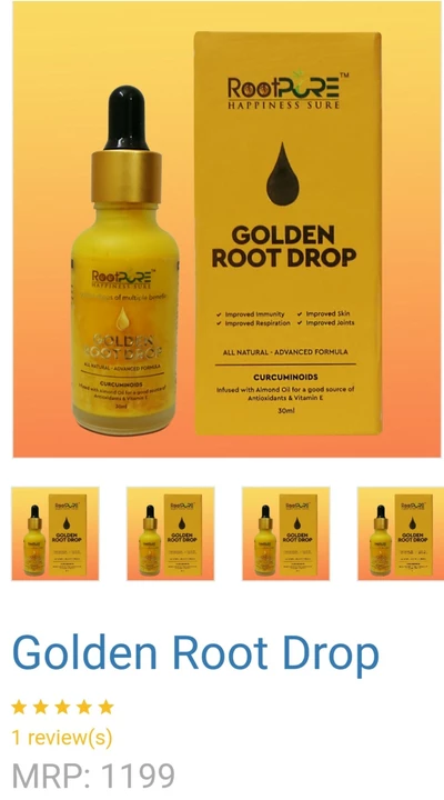 Golden root drop uploaded by business on 11/8/2022