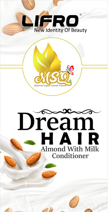 MSQ Lifro Almond with Milk Conditioner 200ML uploaded by  MSQ Lifro Products on 11/8/2022