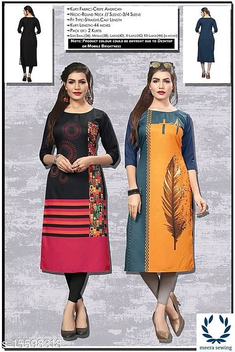 👉🌺kurti🌺👌on by get one free offer uploaded by meera sewing  on 1/17/2021