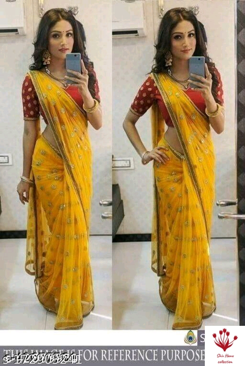 Beautiful party wear sarees uploaded by business on 11/8/2022