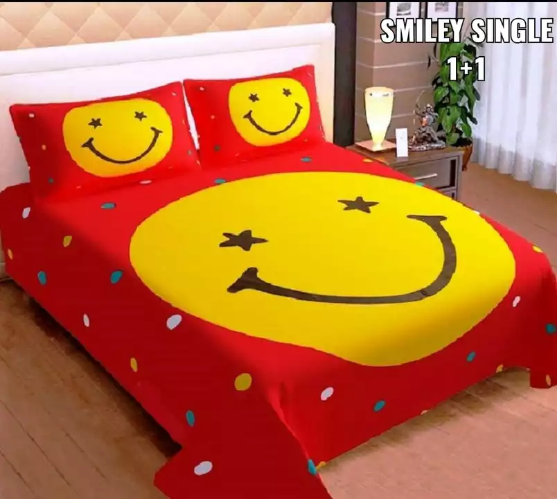 Smiley bed sheet uploaded by Rama krishna enterprises on 11/8/2022