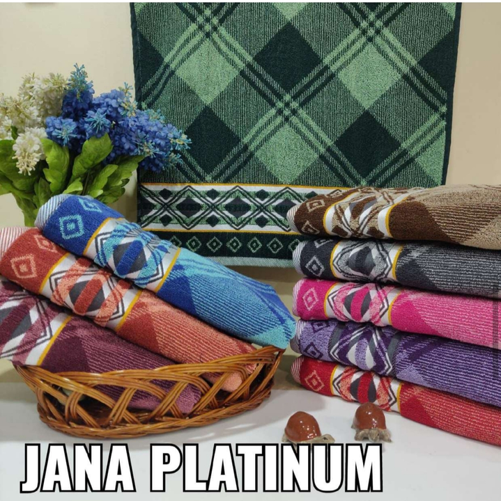 JANA PLATINUM TOWEL (PURE COTTON TOWEL)  uploaded by Meet fabrics on 11/8/2022