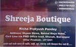 Business logo of Shreeja Boutique based out of Balrampur