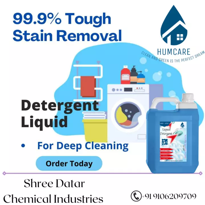 Humcare Detergent liquid 5ltr. uploaded by business on 11/8/2022