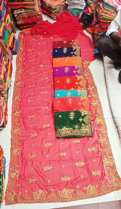 Jivika design  uploaded by Jyoti Fashion Surat Manufacturer sarees  on 11/8/2022