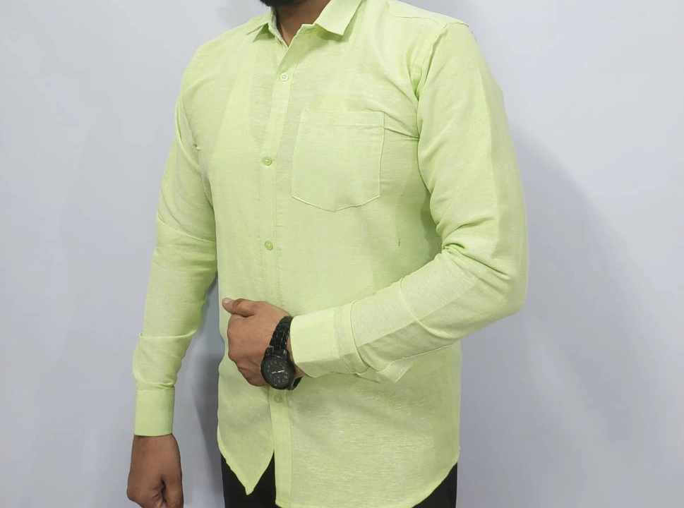 Khadi cotton shirt uploaded by CHARMING FASHION on 11/8/2022