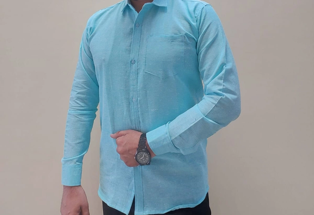 Khadi cotton shirt uploaded by CHARMING FASHION on 11/8/2022