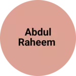 Business logo of Abdul Raheem