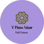 Business logo of V mens wear