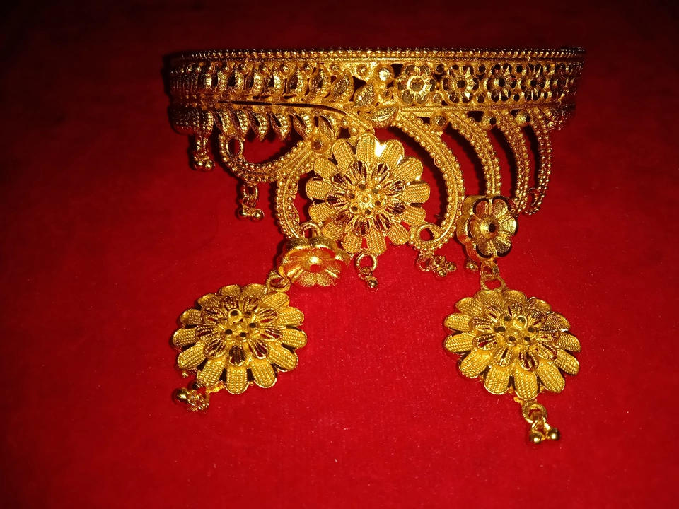 Chokar gold plated jewelry uploaded by Sajabo jotone on 11/9/2022