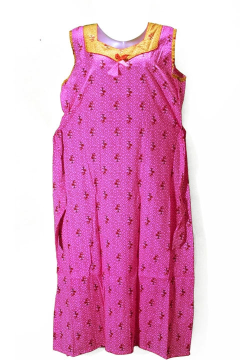 Bottom slitted pure cotton night gown. uploaded by Arko Enterprise on 11/9/2022