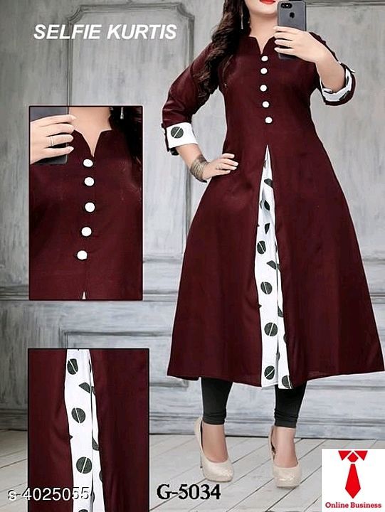 Women's Printed Khadi Cotton Kurtis

Fabric: Khadi Cotton
 Sleeve Length: Three-Quarter Sleeves
 Len uploaded by business on 1/17/2021