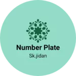 Business logo of Number plate