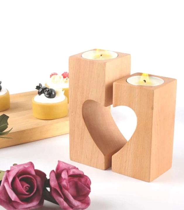 Wooden candle holders  uploaded by business on 11/9/2022