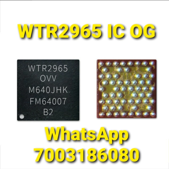 WTR2965 IC uploaded by SATYA ENTERPRISES  on 11/9/2022