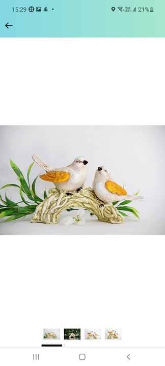 Polyresin decorative love birds showpiece  uploaded by The Urban Kraft on 11/9/2022