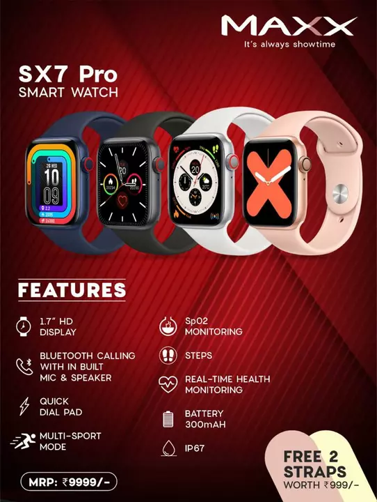 SX7 PRO SMART WATCH uploaded by business on 11/9/2022