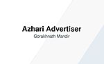 Business logo of Azhari Advertiser