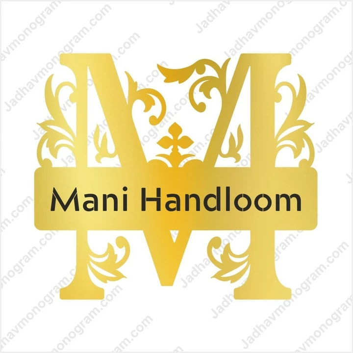 Visiting card store images of Mani Handloom