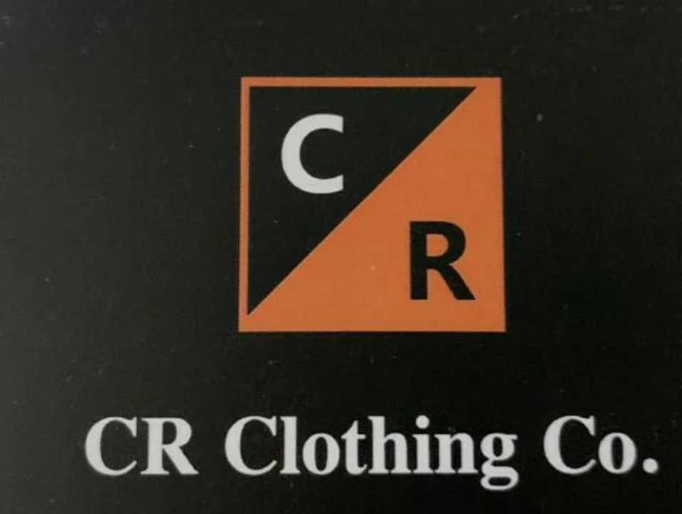 Visiting card store images of CR Clothing Co. 