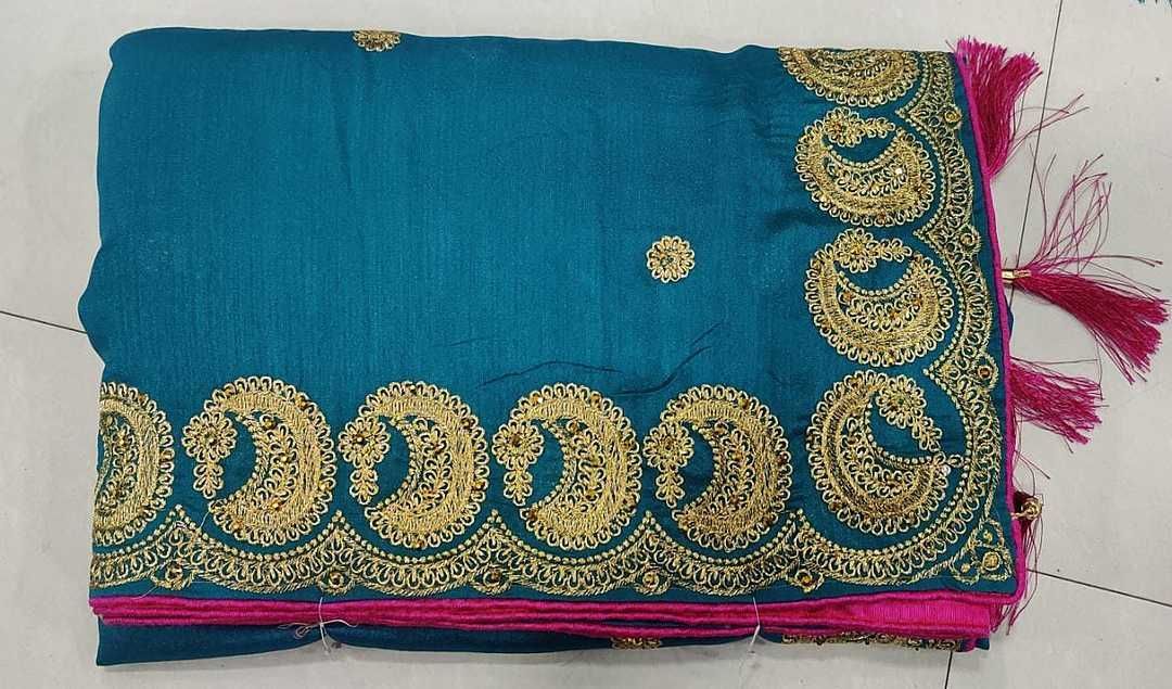 Vichitra silk saree uploaded by business on 1/17/2021