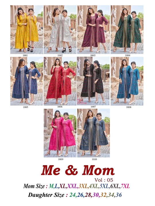 Mom doughter combo pack  uploaded by Sharma studio on 11/10/2022