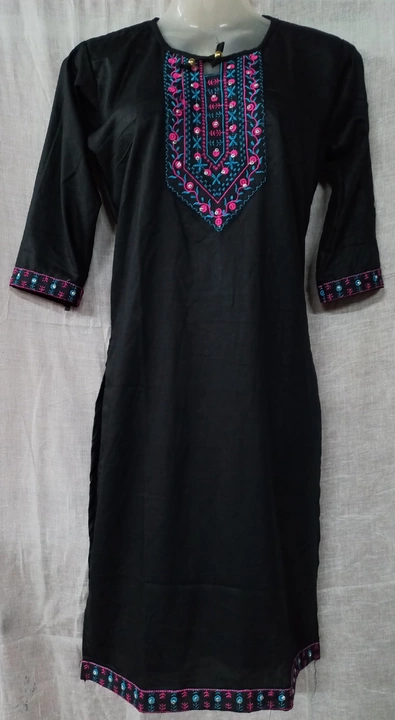Embroidery work kurti uploaded by business on 11/10/2022