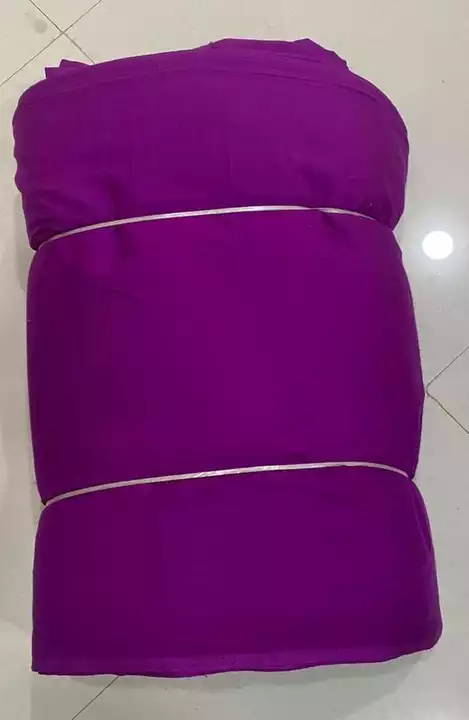 Purple 5 mtr heavy Rayon fabric  uploaded by business on 11/10/2022