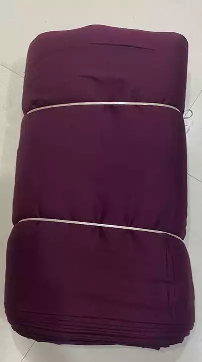 Wine colour 5 Mtr heavy rayon cloth  uploaded by business on 11/10/2022
