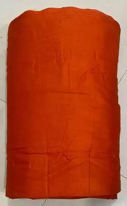 Orange 5 mtr heavy Rayon fabric  uploaded by business on 11/10/2022