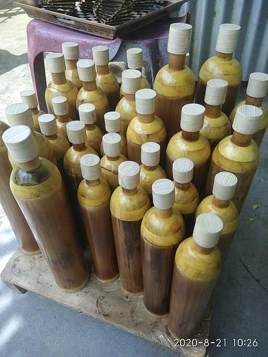 Bamboo water bottle uploaded by Eyansh Marketing on 1/17/2021