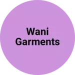 Business logo of Wani garments