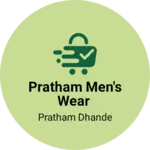Business logo of Pratham men's wear