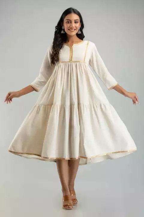 Cotton flex dress -
Length 44
-
Size 38 to 46 uploaded by SHOPKARTT on 11/11/2022