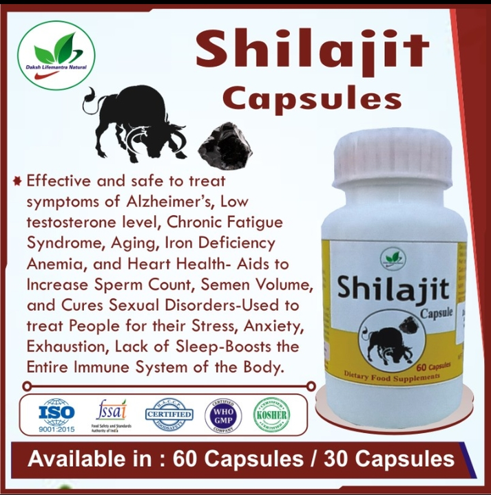 Shilajit capsules  uploaded by Daksh lifemantra natural on 11/11/2022
